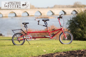 [:fr]Tandem de voyage Pliant Bike Friday ~ Recyclé + Transformation Rohloff & Son[:en]Tandem de voyage Bike Friday Recyclé avec Transformation Rohloff & Son[:]
