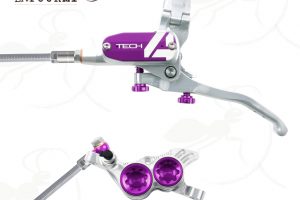 [:fr]Paire de Freins Hope Tech 4 (Tech4) V4 ~ Argent/Violet avec Durites aviation (Avant + Arrière)[:en] (Copie) (Copie)[:]